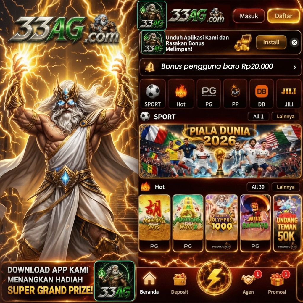 33AG - 33ag Platform Slot Online dengan Pengalaman Bermain Terbaik