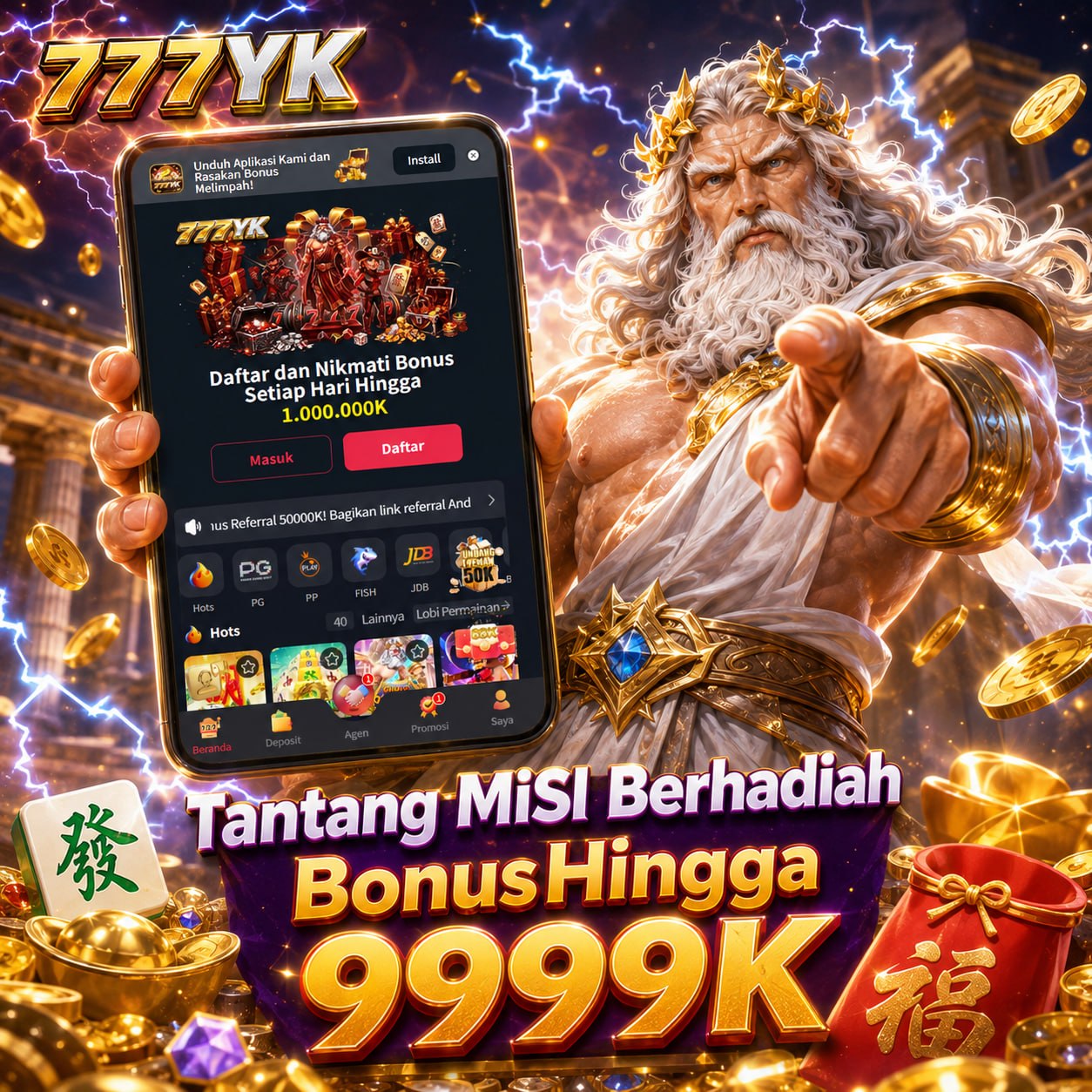 777YK - Game Slot Online dengan Beragam Tema dan Fitur Bonus